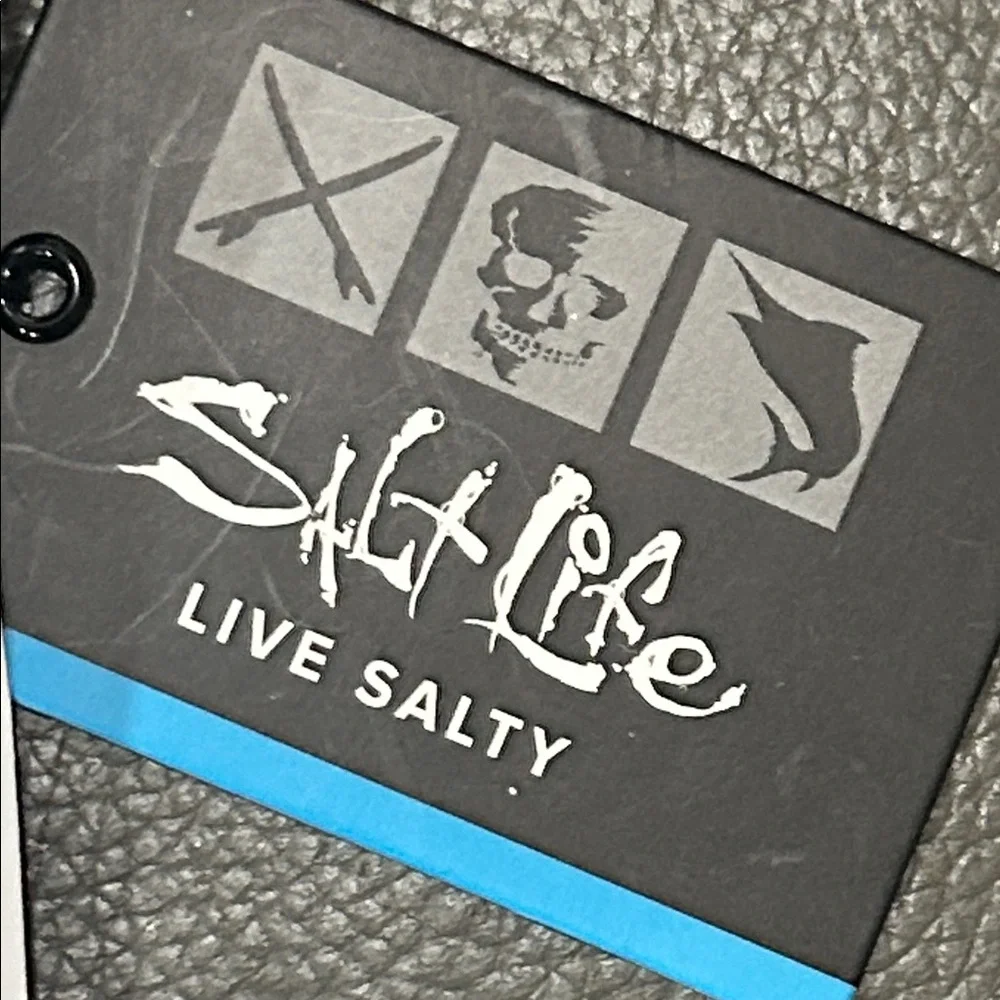 Salt Life Olive Green Men's Bag NWT RETAIL $45 10x5” - Picture 3 of 10